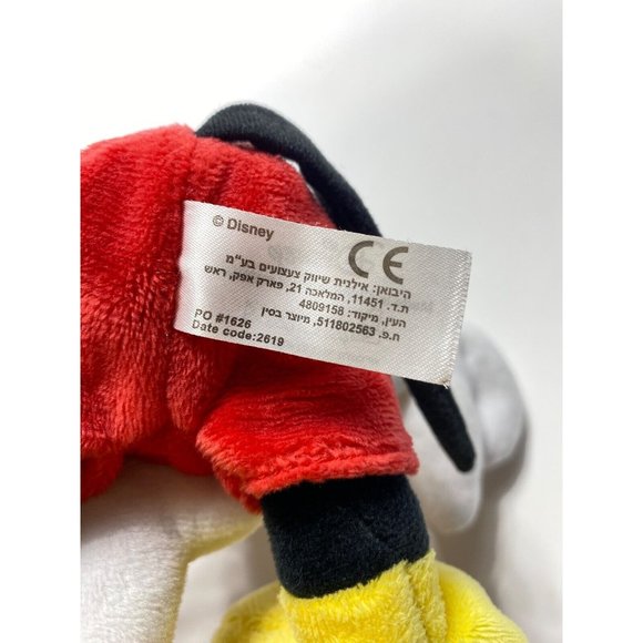 Disney Mickey Mouse Plush 12" Inch Original Mickey Mouse Stuffed Toy Teddy - Picture 5 of 7